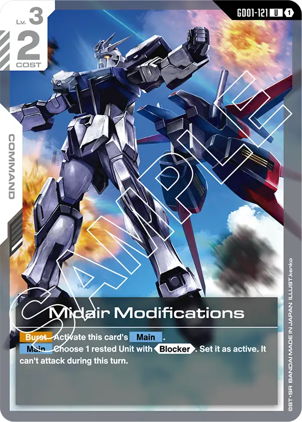 Midair Modifications, Newtype Rising · GD01-121