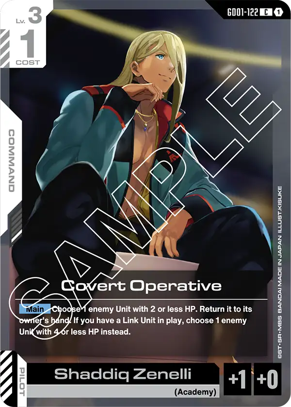 Covert Operative, Newtype Rising · GD01-122