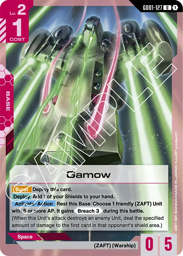 Gamow, Newtype Rising · GD01-127