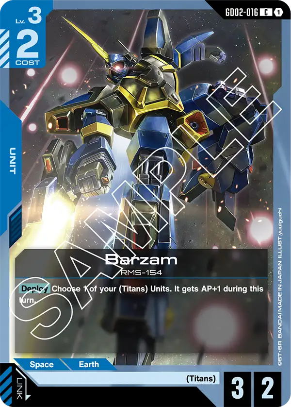 Barzam, Dual Impact · GD02-016