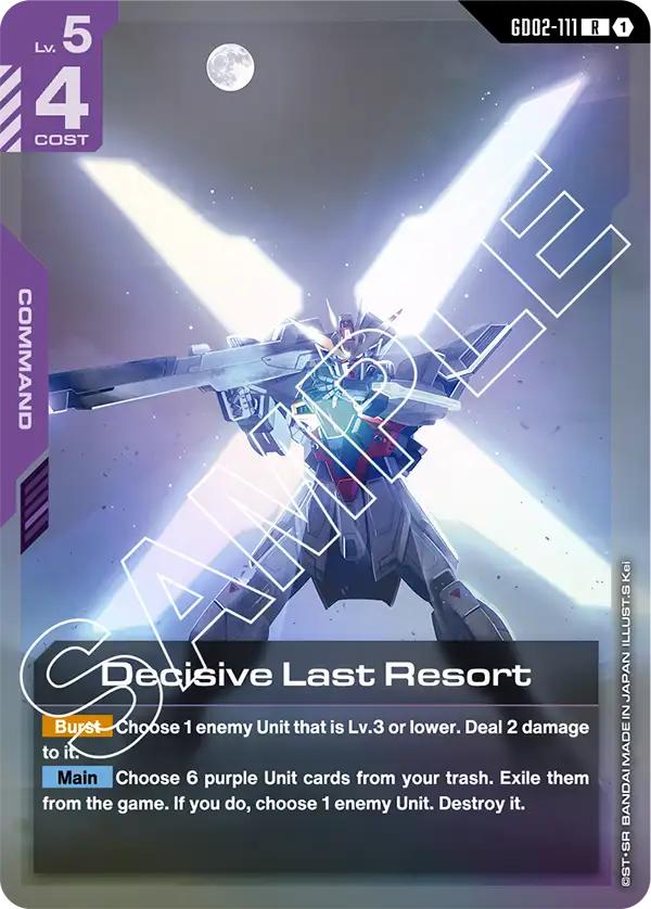Decisive Last Resort, Dual Impact · GD02-111