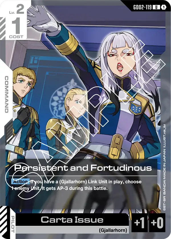 Persistent and Fortudinous, Dual Impact · GD02-119