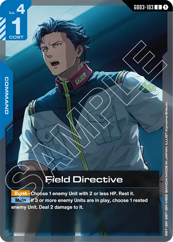 Field Directive, Steel Requiem · GD03-103