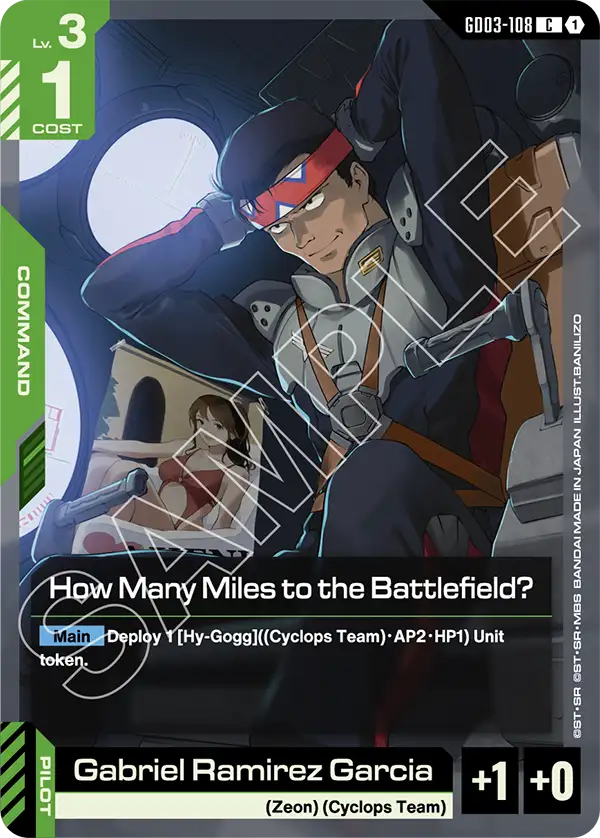 How Many Miles to the Battlefield?, Steel Requiem · GD03-108