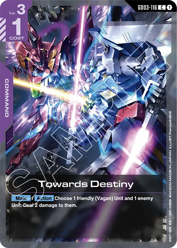 Towards Destiny, Steel Requiem · GD03-116