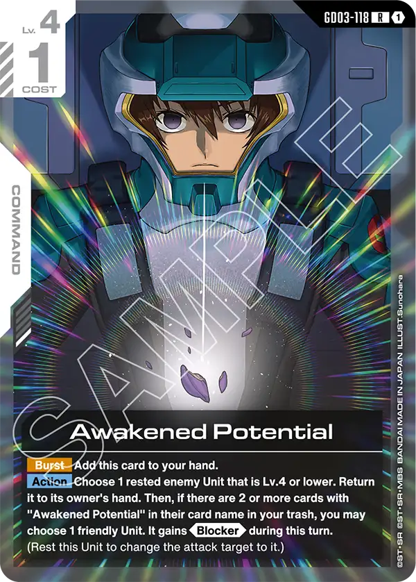 Awakened Potential, Steel Requiem · GD03-118