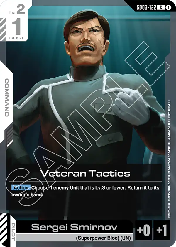 Veteran Tactics, Steel Requiem · GD03-122