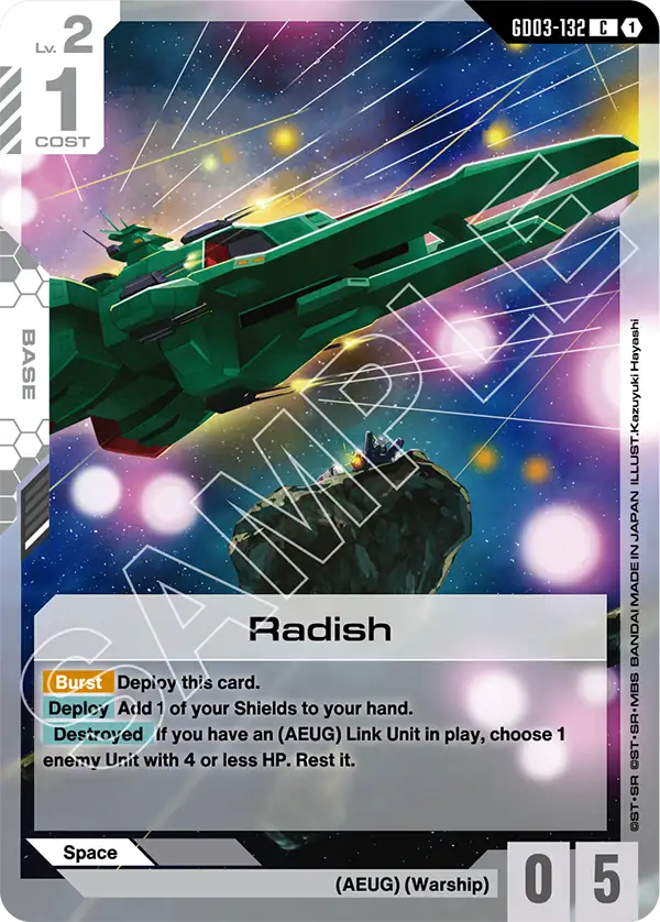 Radish, Steel Requiem · GD03-132