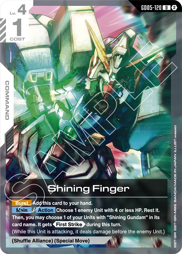 Shining Finger, Freedom Ascension · GD05-120