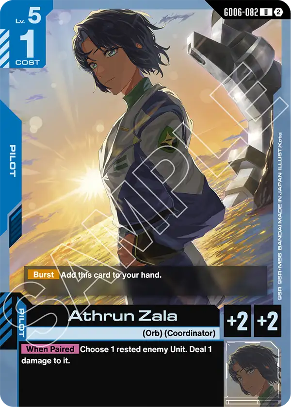 Athrun Zala, Stardust Trails · GD06-082