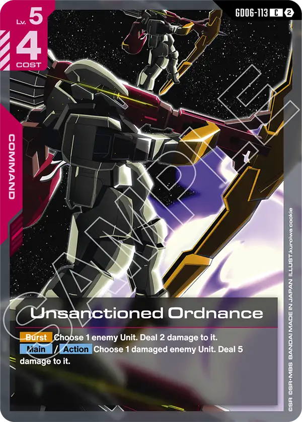 Unsanctioned Ordnance, Stardust Trails · GD06-113
