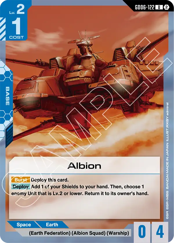 Albion, Stardust Trails · GD06-122