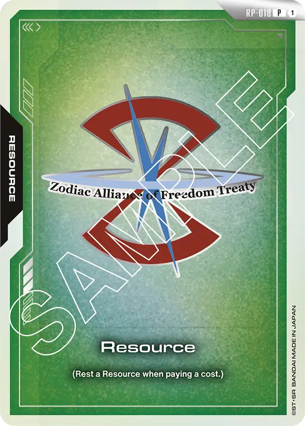 Resource, Promotional Resource Tokens · RP-018