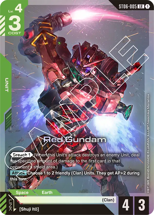 Red Gundam, Starter Deck 06: Clan Unity · ST06-005