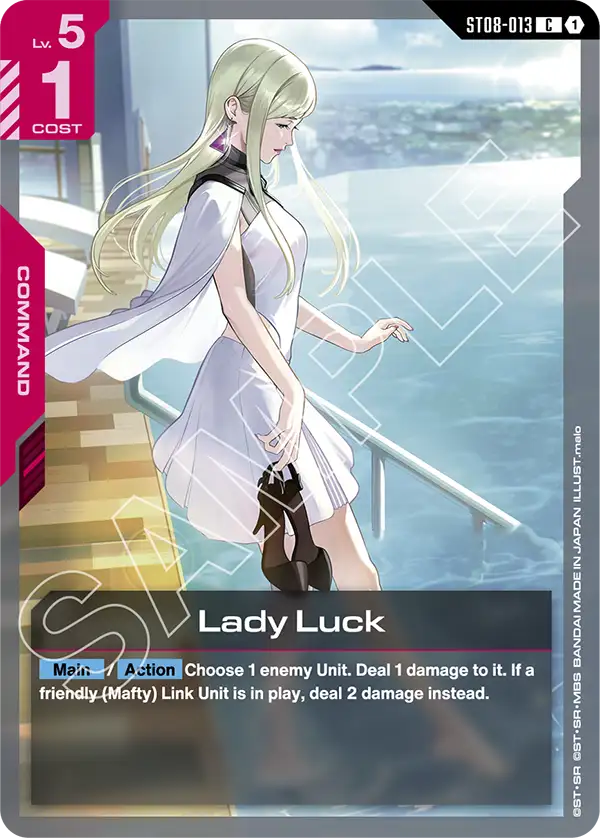 Lady Luck, Starter Deck 08: Flash of Radiance · ST08-013