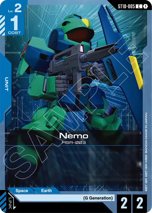 Nemo, Starter Deck 10: Generation Pulse · ST10-005