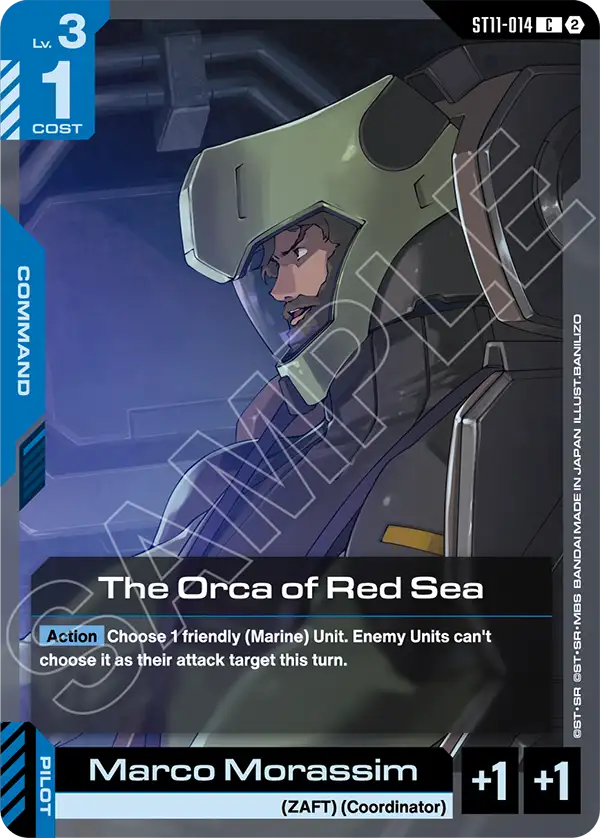 The Orca of Red Sea, Starter Deck 11: Aquatic Assault · ST11-014