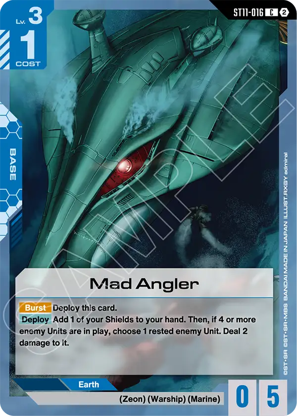 Mad Angler, Starter Deck 11: Aquatic Assault · ST11-016