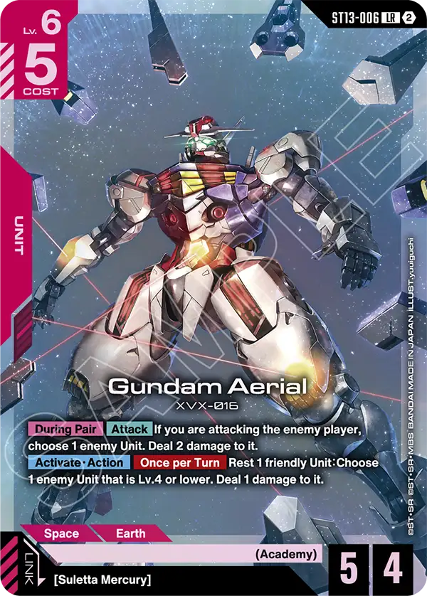 Gundam Aerial, Starter Deck 13: Silent Barrage · ST13-006