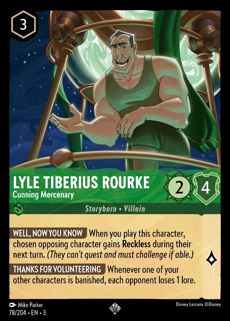 Lyle Tiberius Rourke - Cunning Mercenary, Into the Inklands · 78/204