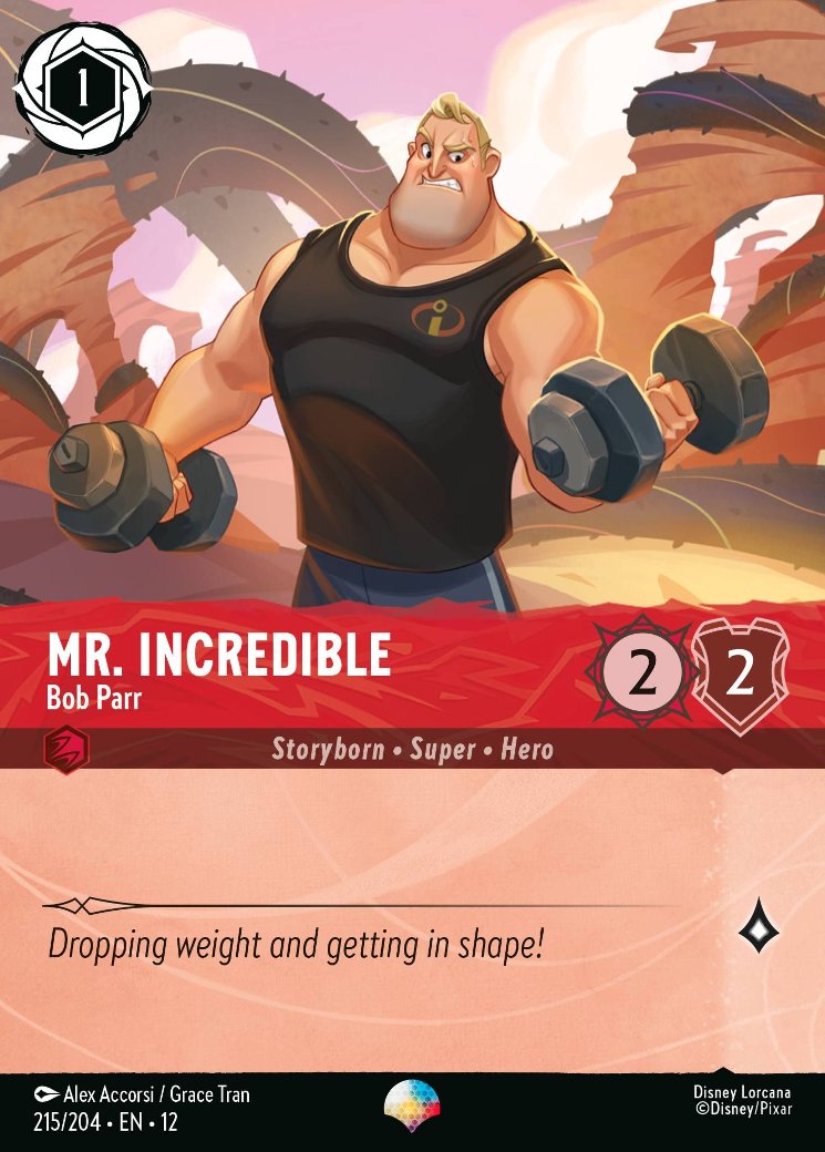 Mr. Incredible - Bob Parr, Wilds Unknown · 215/204