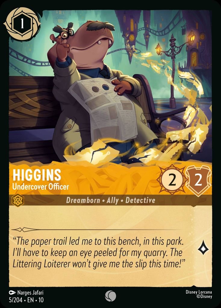 Higgins - Undercover Officer, Whispers in the Well · 5/204