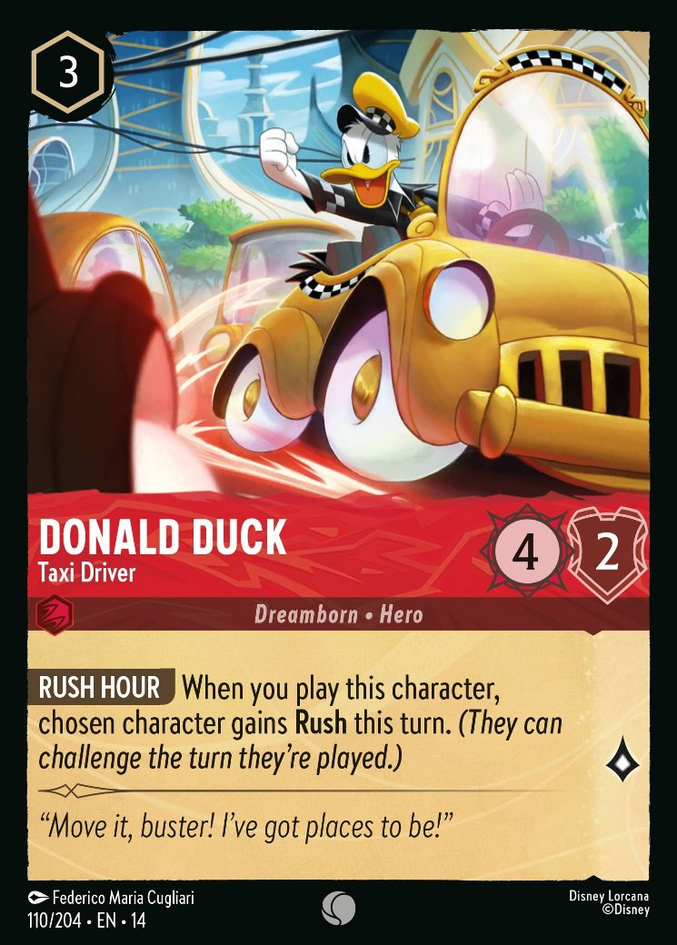 Donald Duck - Taxi Driver, Hyperia City · 110/204