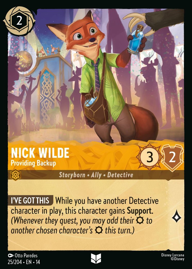 Nick Wilde - Providing Backup, Hyperia City · 25/204