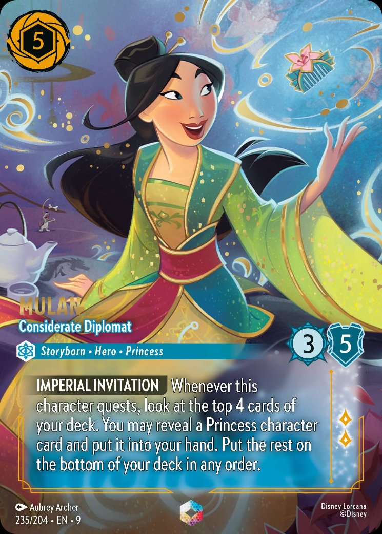 Mulan - Considerate Diplomat, Fabled · 235/204