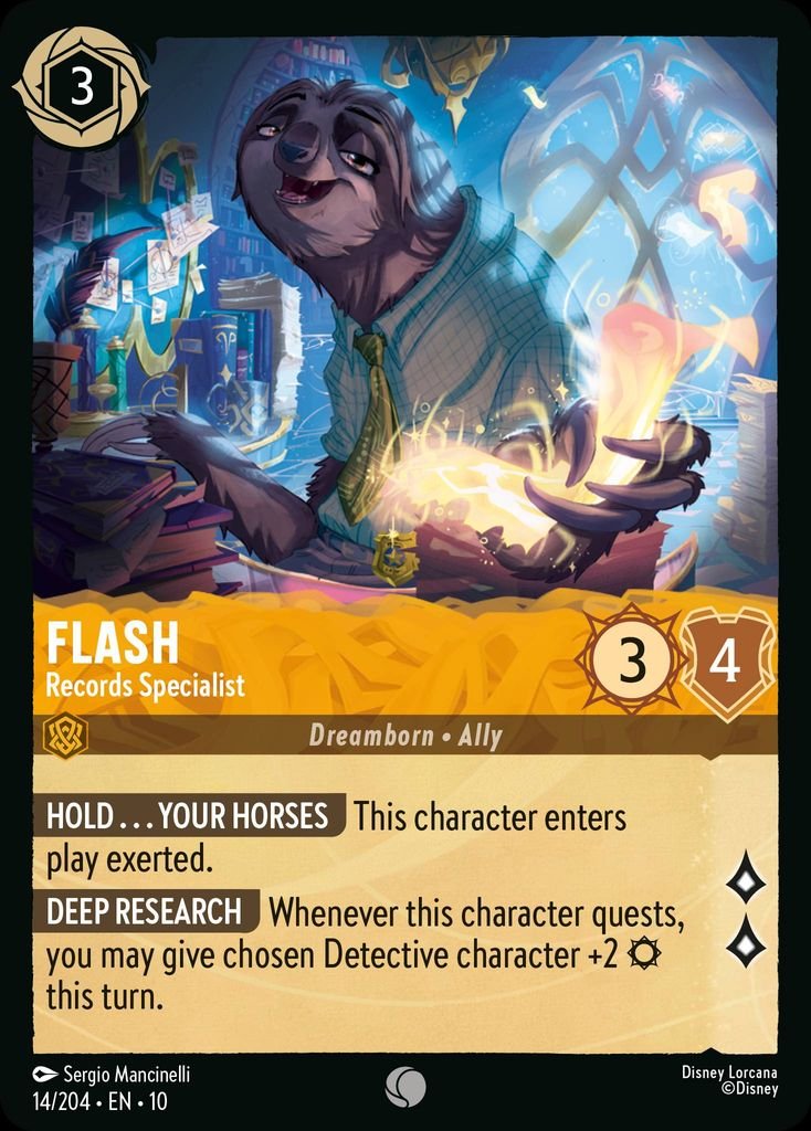 Flash - Records Specialist, Whispers in the Well · 14/204