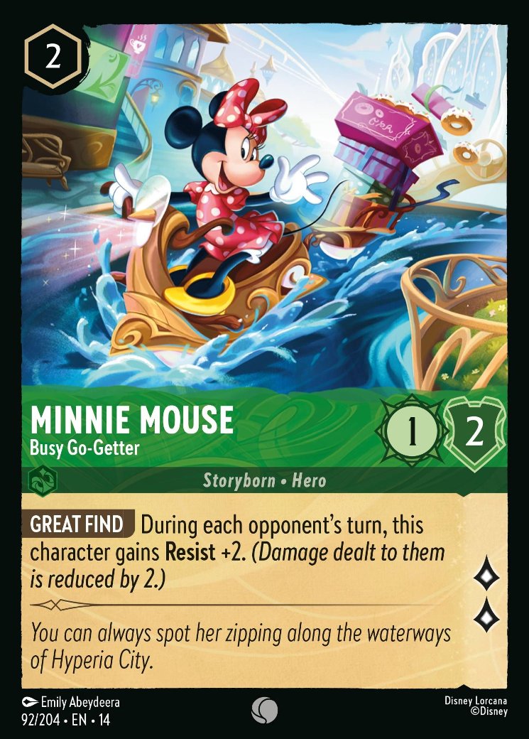 Minnie Mouse - Busy Go-Getter, Hyperia City · 92/204