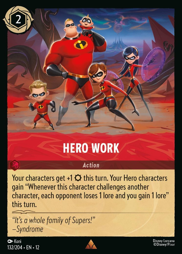 Hero Work, Wilds Unknown · 132/204