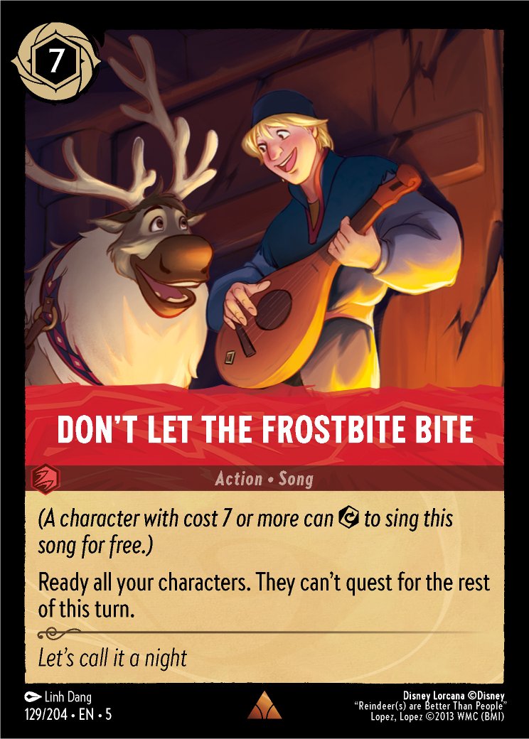 Don't Let the Frostbite Bite, Shimmering Skies · 129/204