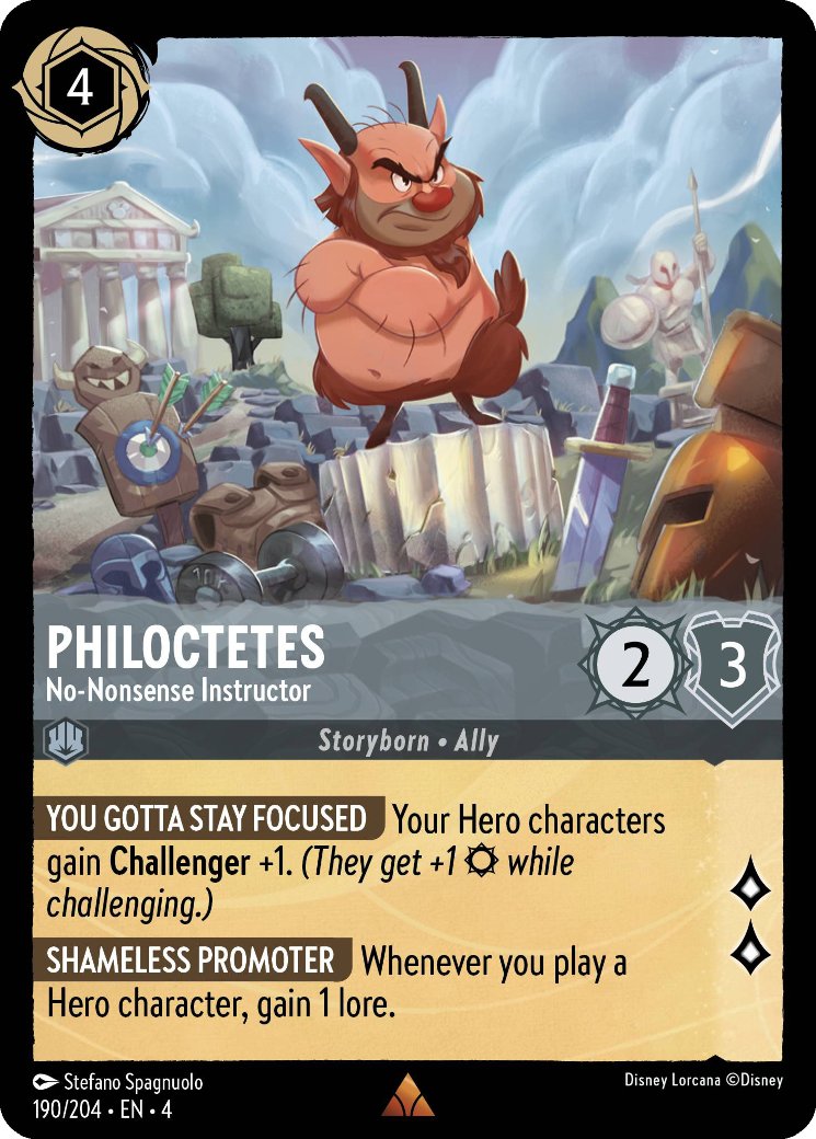 Philoctetes - No-Nonsense Instructor, Ursula's Return · 190/204