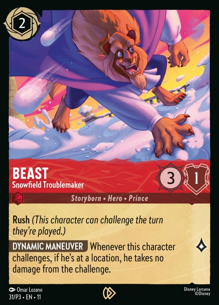 Beast - Snowfield Troublemaker, Disney Lorcana Promo Cards · 31