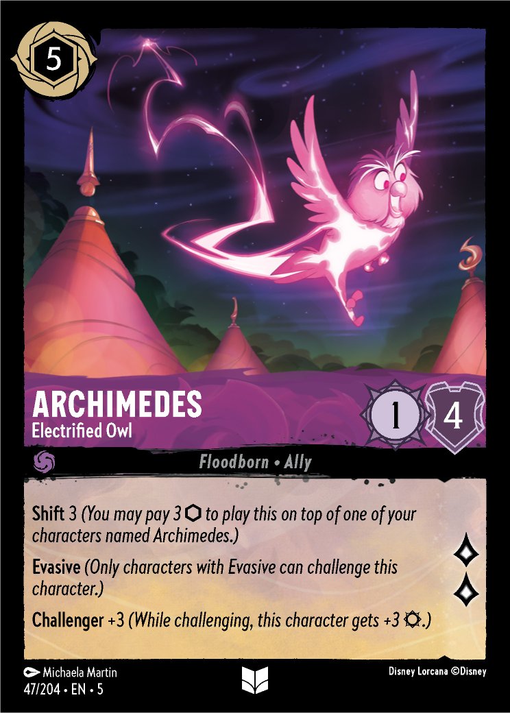 Archimedes - Electrified Owl, Shimmering Skies · 47/204