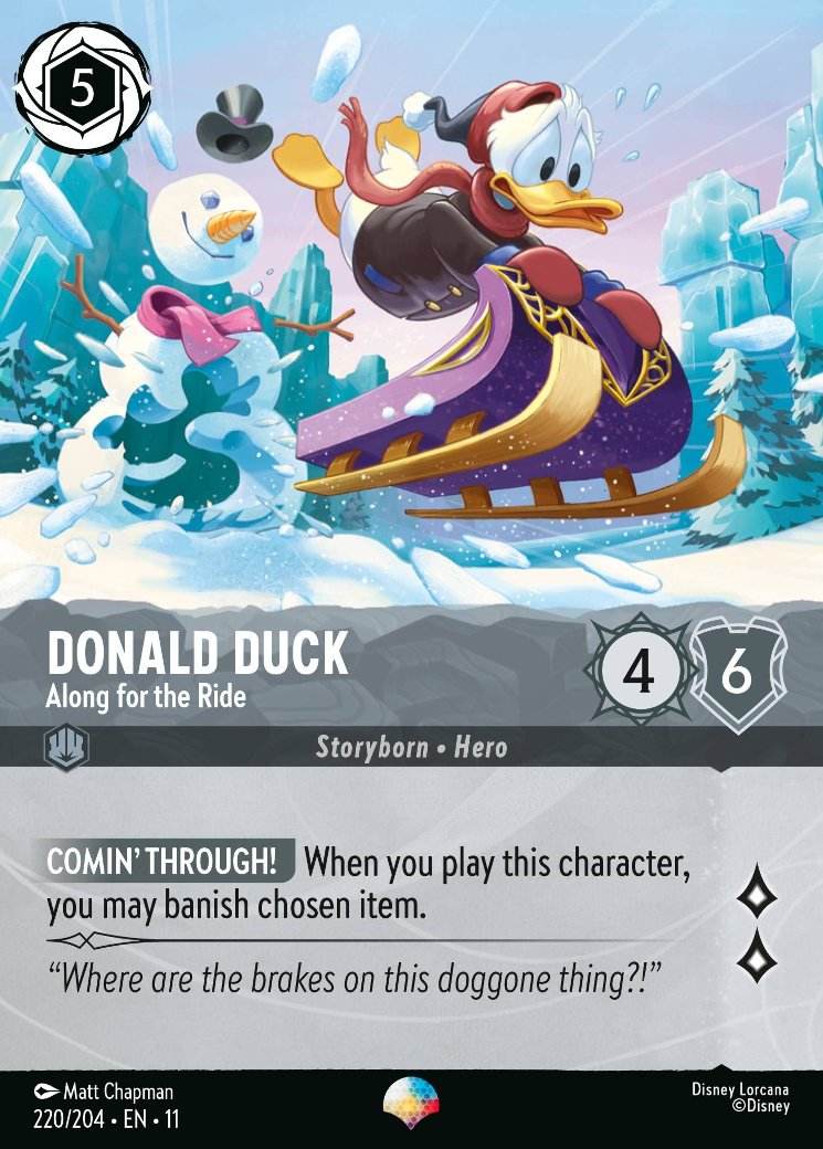 Donald Duck - Along for the Ride, Winterspell · 220/204