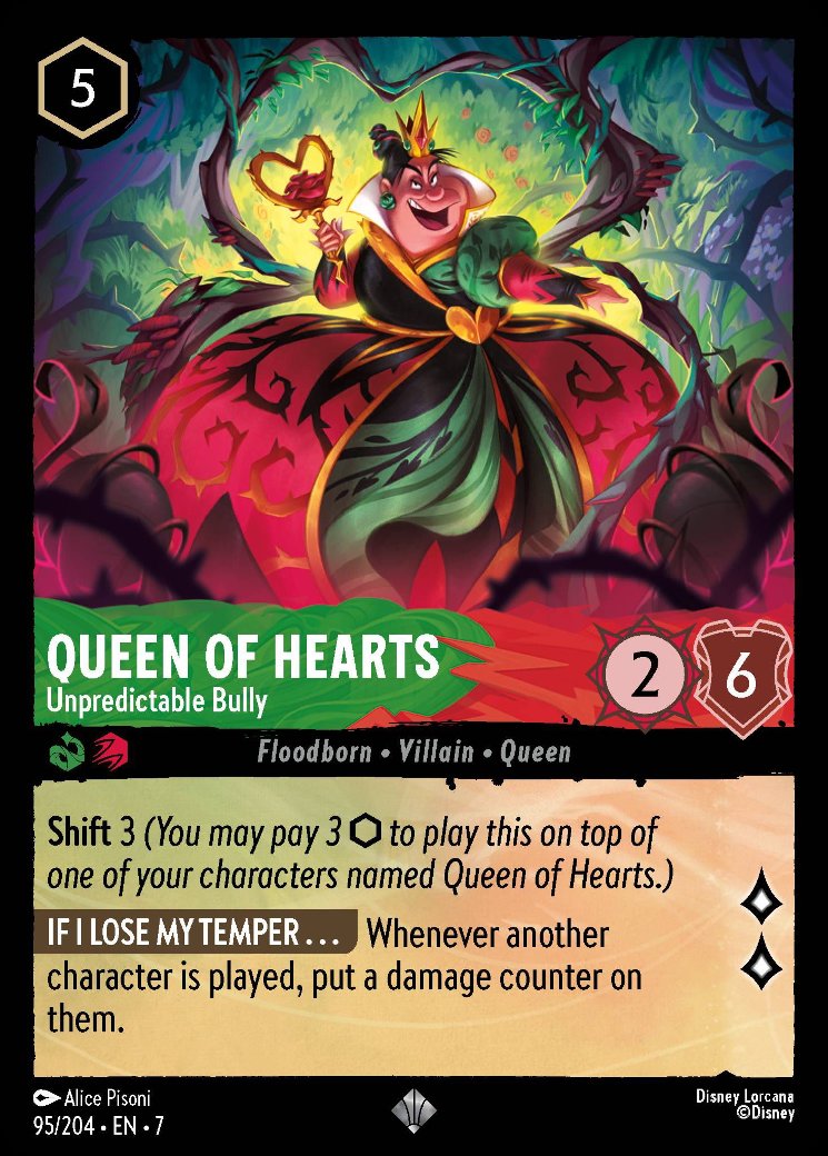 Queen of Hearts - Unpredictable Bully, Archazia's Island · 95/204