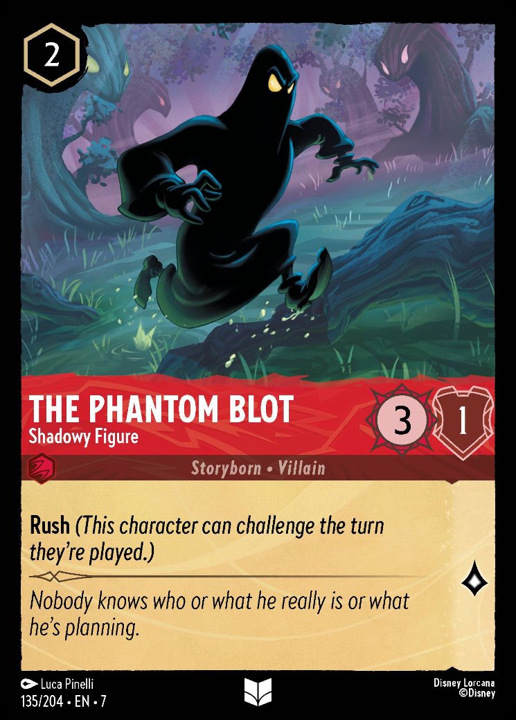 The Phantom Blot - Shadowy Figure, Archazia's Island · 135/204
