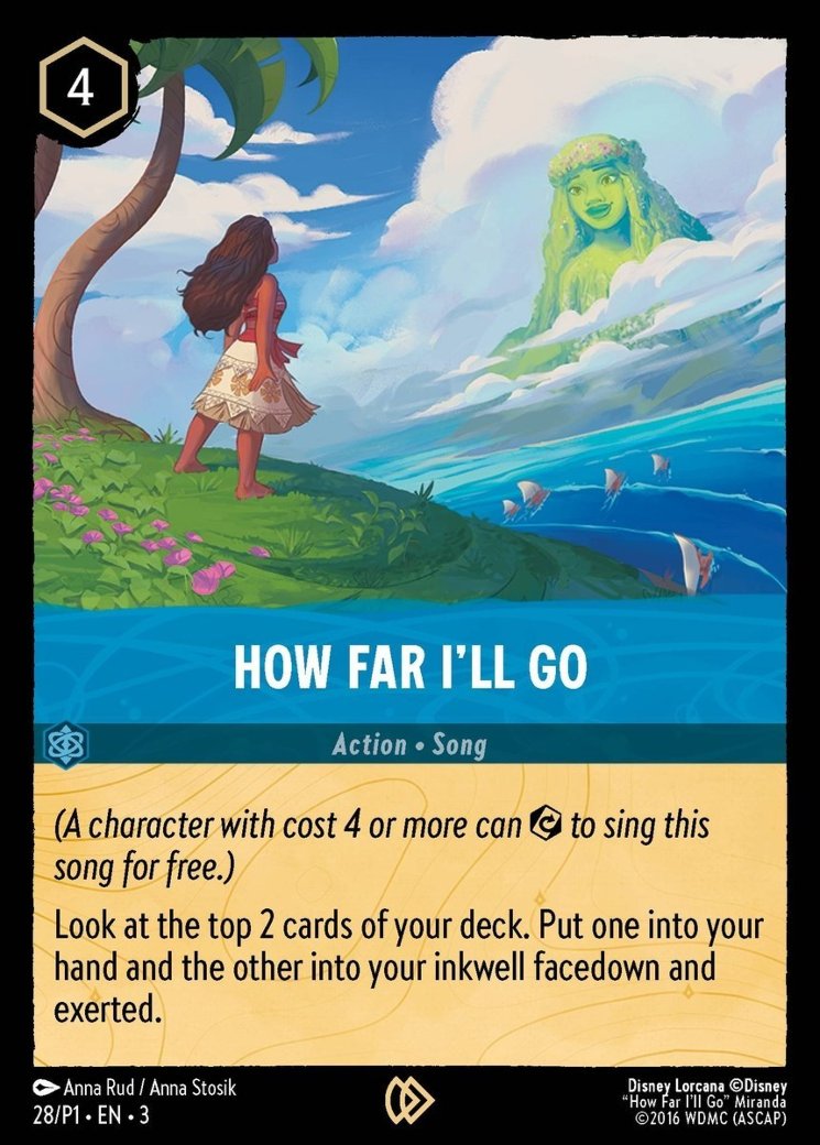 How Far I'll Go, Disney Lorcana Promo Cards · 28