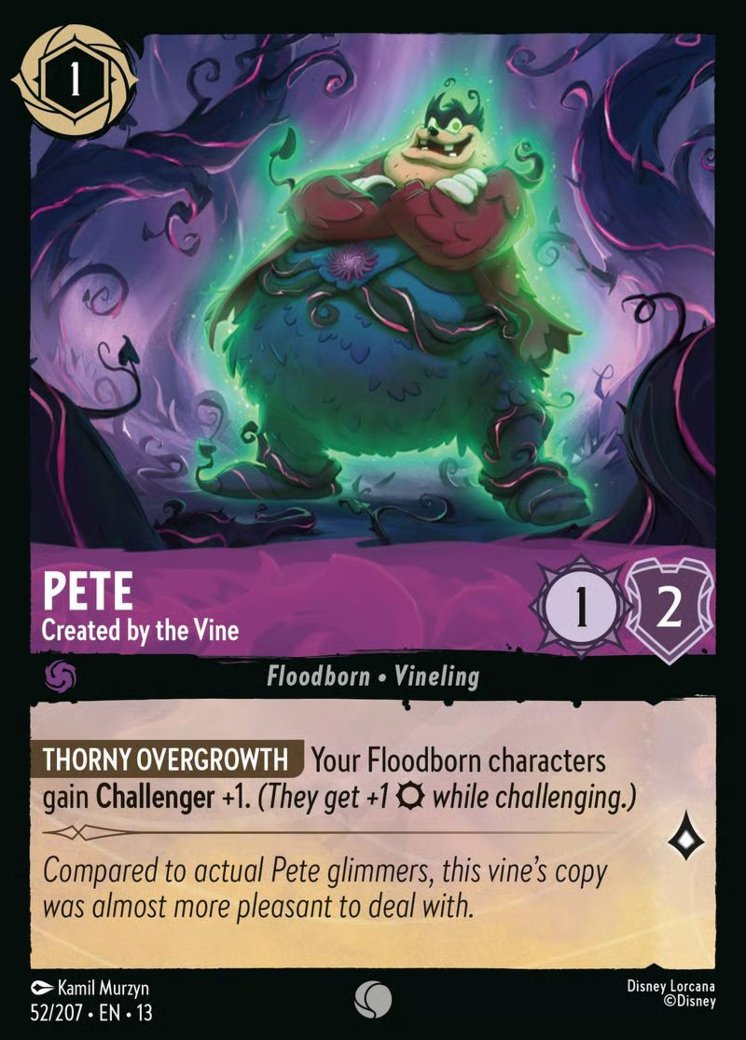 Pete - Created by the Vine, Attack of the Vine! · 52/207