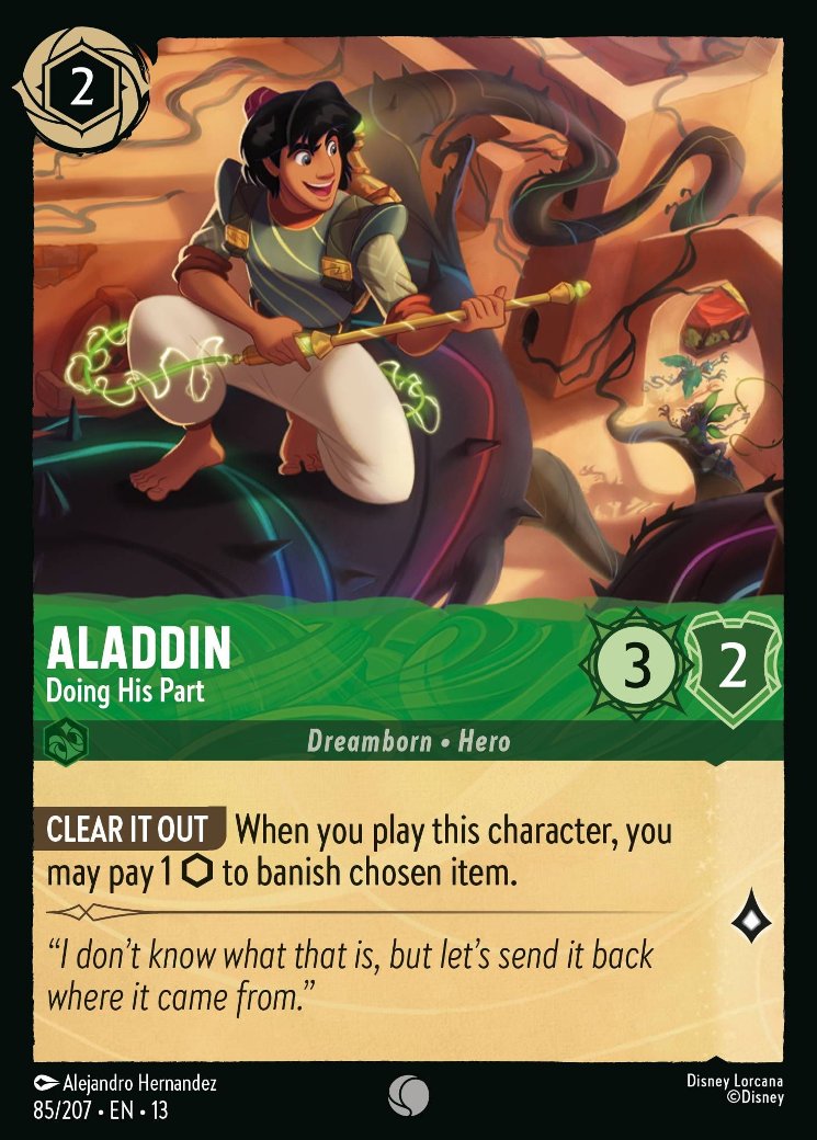 Aladdin - Doing His Part, Attack of the Vine! · 85/207