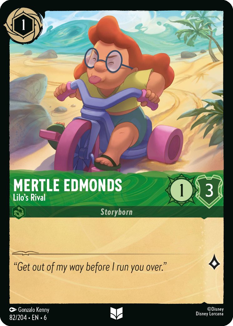 Mertle Edmonds - Lilo's Rival, Azurite Sea · 82/204