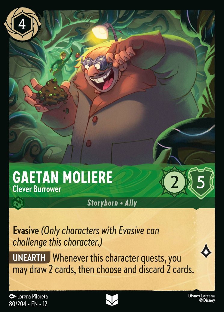 Gaetan Moliere - Clever Burrower, Wilds Unknown · 80/204