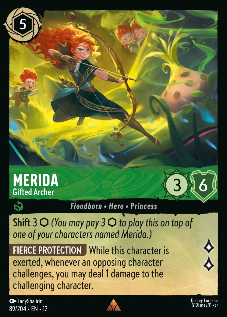 Merida - Gifted Archer, Wilds Unknown · 89/204