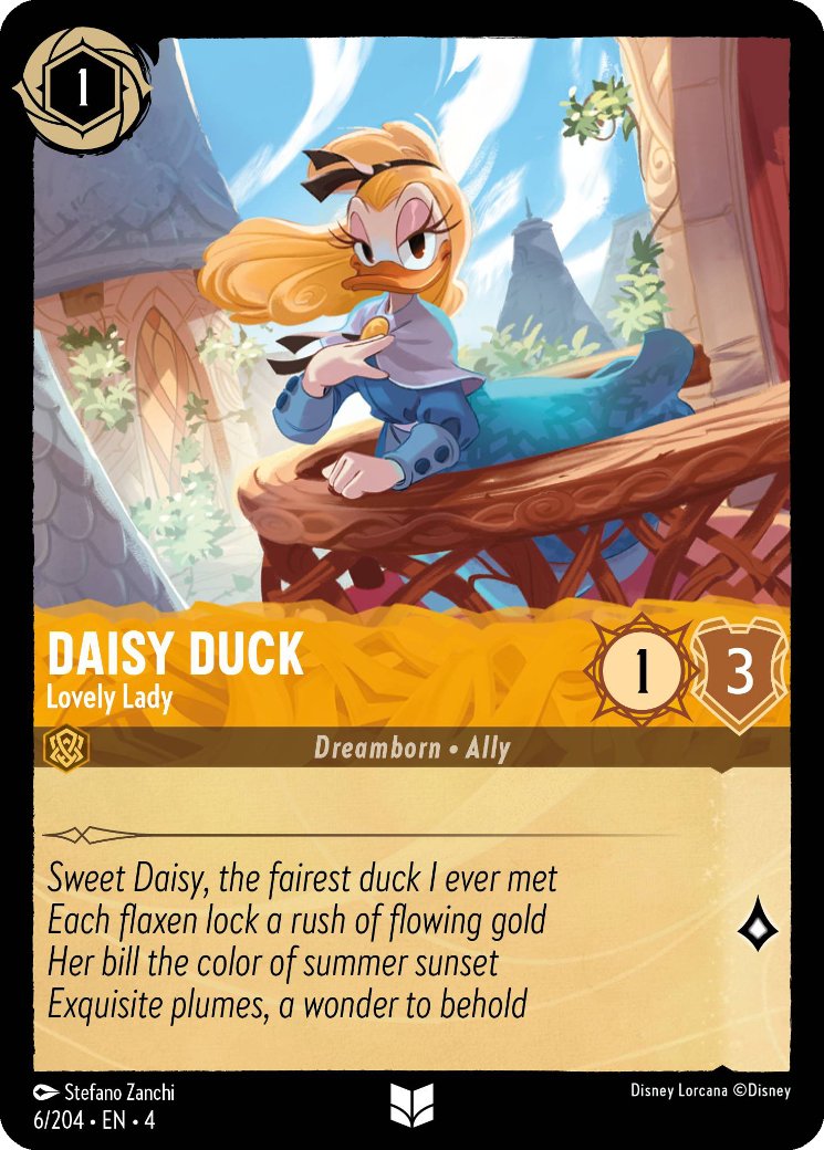Daisy Duck - Lovely Lady, Ursula's Return · 6/204