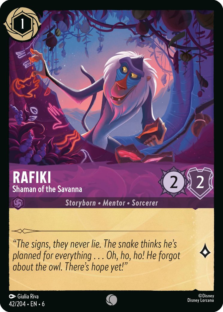 Rafiki - Shaman of the Savanna, Azurite Sea · 42/204