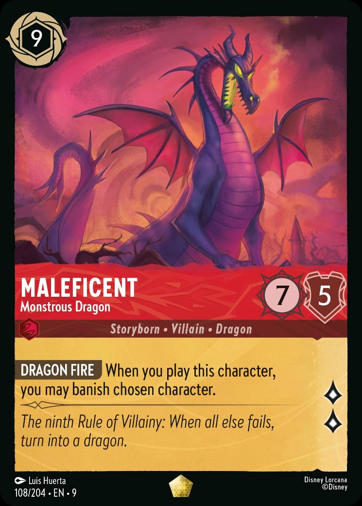 Maleficent - Monstrous Dragon, Fabled · 108/204