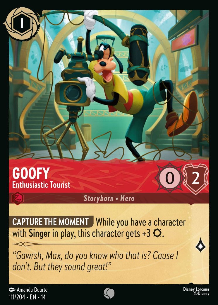Goofy - Enthusiastic Tourist, Hyperia City · 111/204