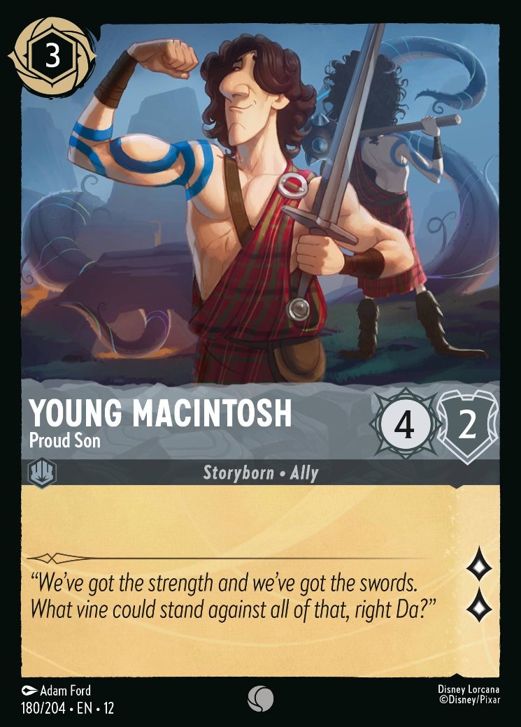 Young Macintosh - Proud Son, Wilds Unknown · 180/204